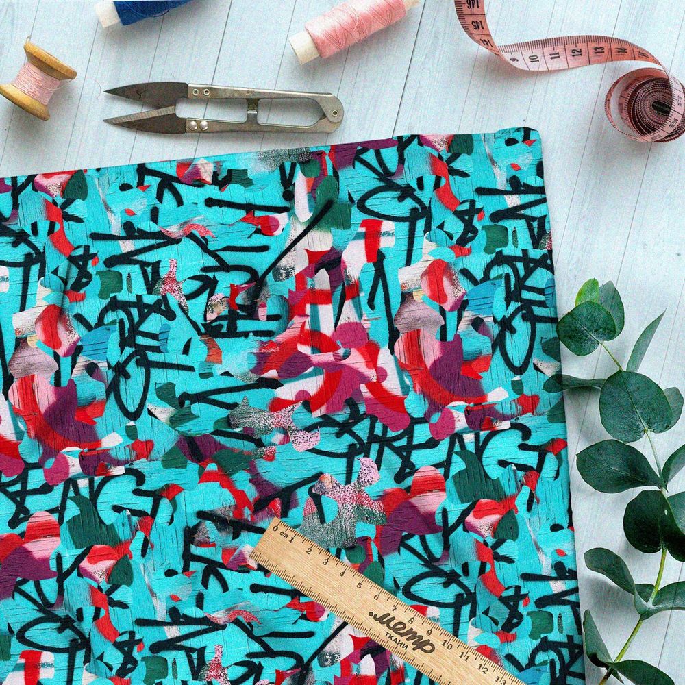 Ткань ниагара «жгучее танго» клод моне