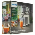 Шнековая соковыжималка Philips HR1945/80 Avance Collection, белый/серый
