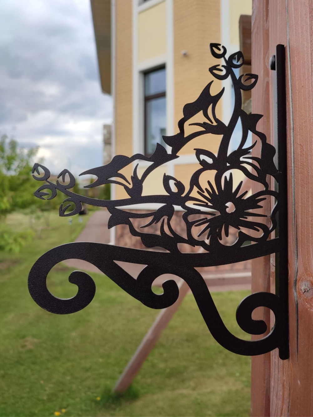 Кашпо подвесное Петуния, кронштейн для подвесного кашпо, цветов, фонаря