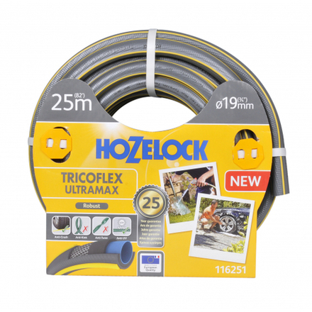 Шланг для полива HoZelock 116251 ПВХ TRICOFLEX ULTRAMAX 19 мм 25 м