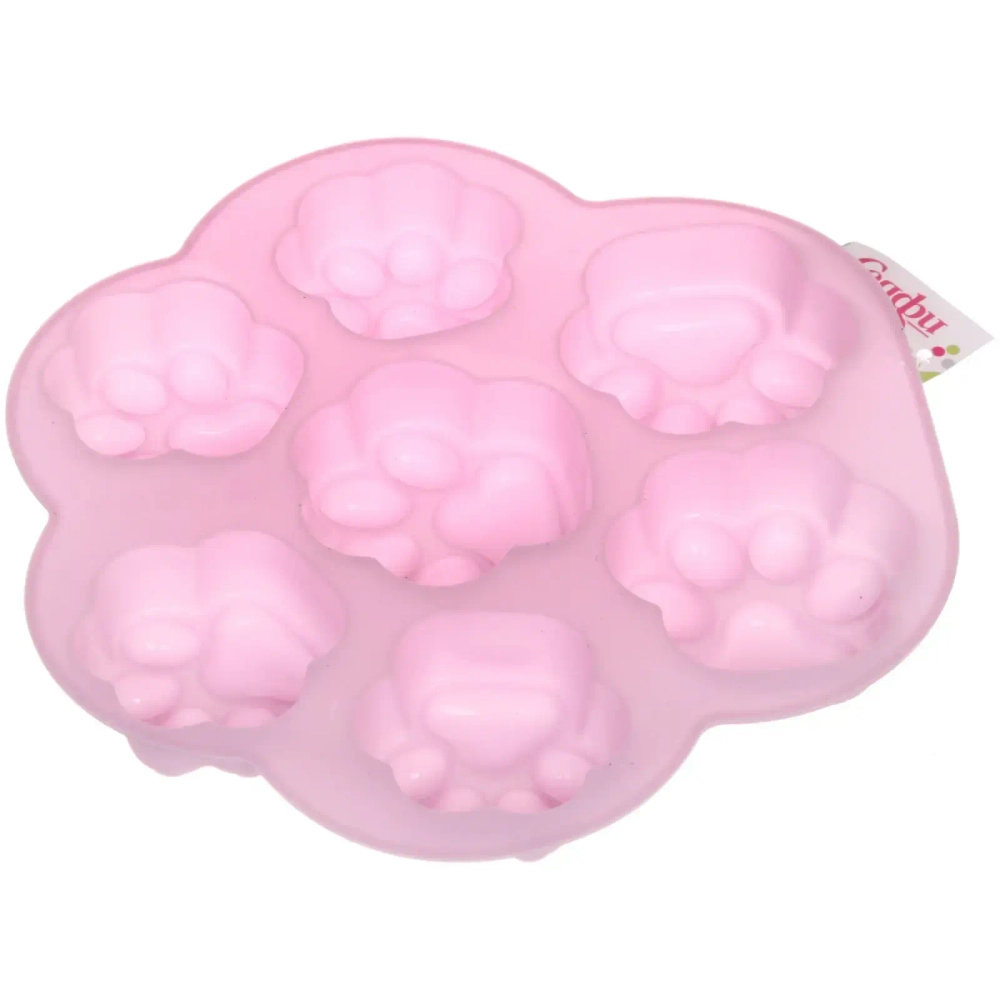 Форма силиконовая «Лапки» 7 ячеек 19*20,5*2,5см