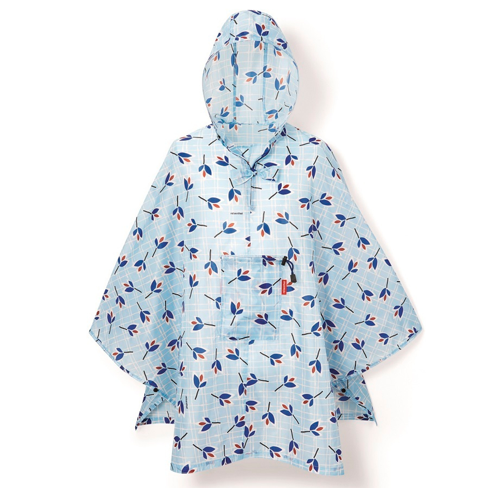 Дождевик mini maxi leaves blue