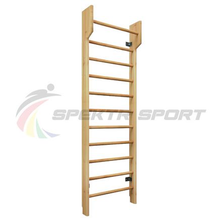 Шведская стенка деревянная с турником (перекладины бук) 800*2600 мм