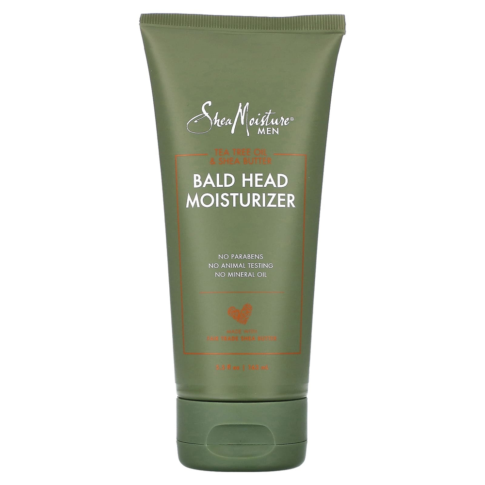 SheaMoisture, Для мужчин, увлажняющее средство для лысой головы, масло чайного дерева и масло ши, 163 мл (5,5 жидк. унц.)