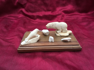 Медведь и тюлень