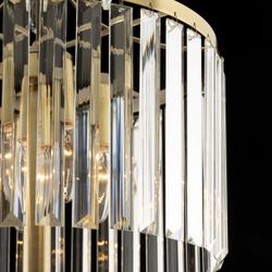 Citilux Инга CL335943 Торшер хрустальный Бронза