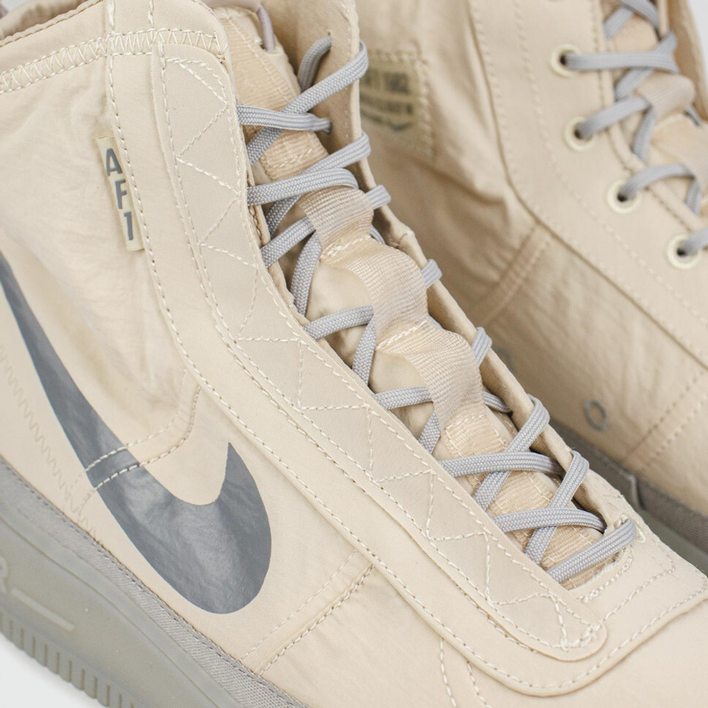 кроссовки Nike Air Force 1 Shell Beige / Grey Wmns BQ6096-002