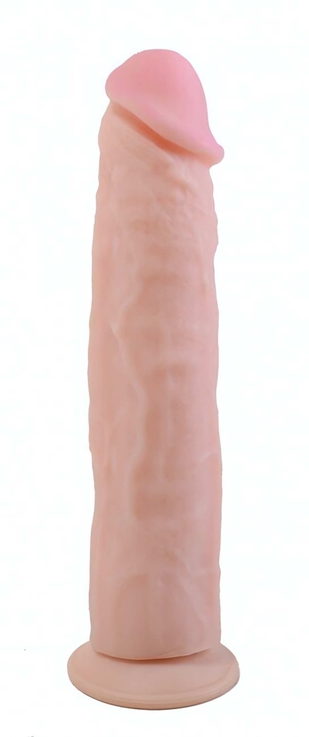 Длинный фаллос на присоске Android VI 8.9'' (Цвет: телесный)