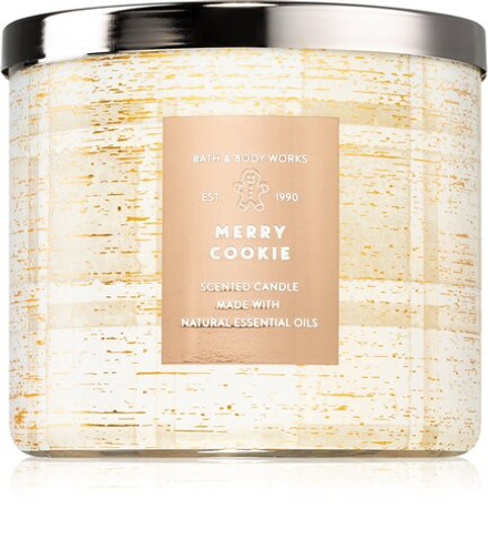 Bath & Body Works Merry Cookie - ароматическая свеча /   411  g  / GTIN 667555766616