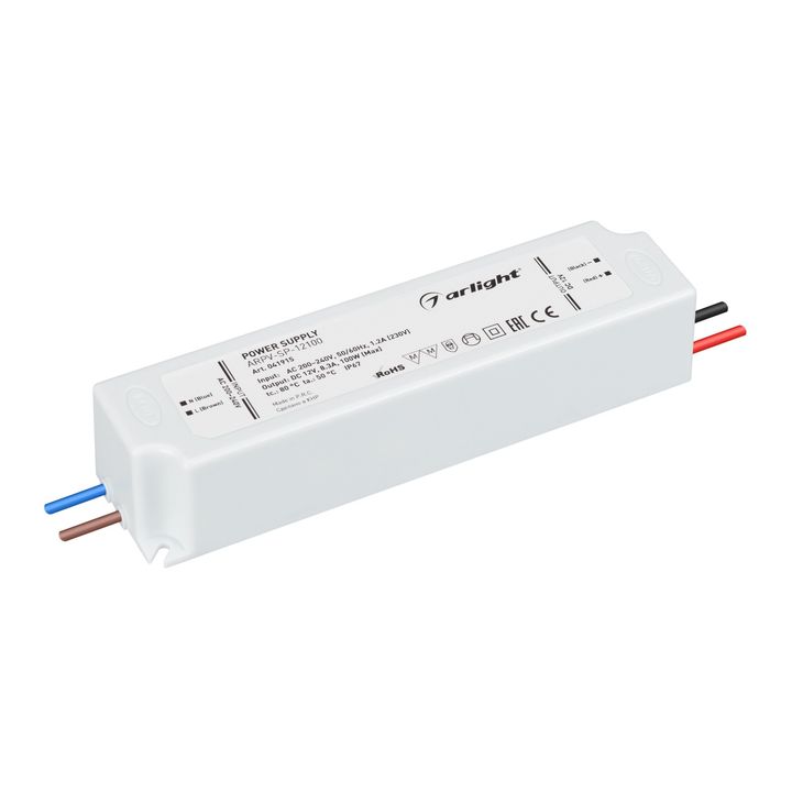 Блок питания Arlight ARPV-SP-12100 (12V, 8.3A, 100W) 041915