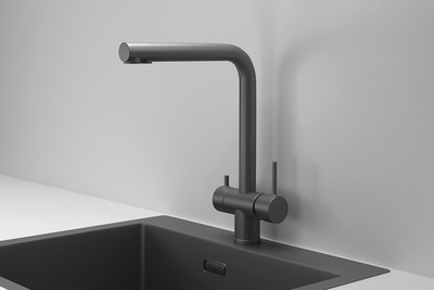 Granula KS-7011, ГРАФИТ МАТОВЫЙ, СМЕСИТЕЛЬ КУХОННЫЙ