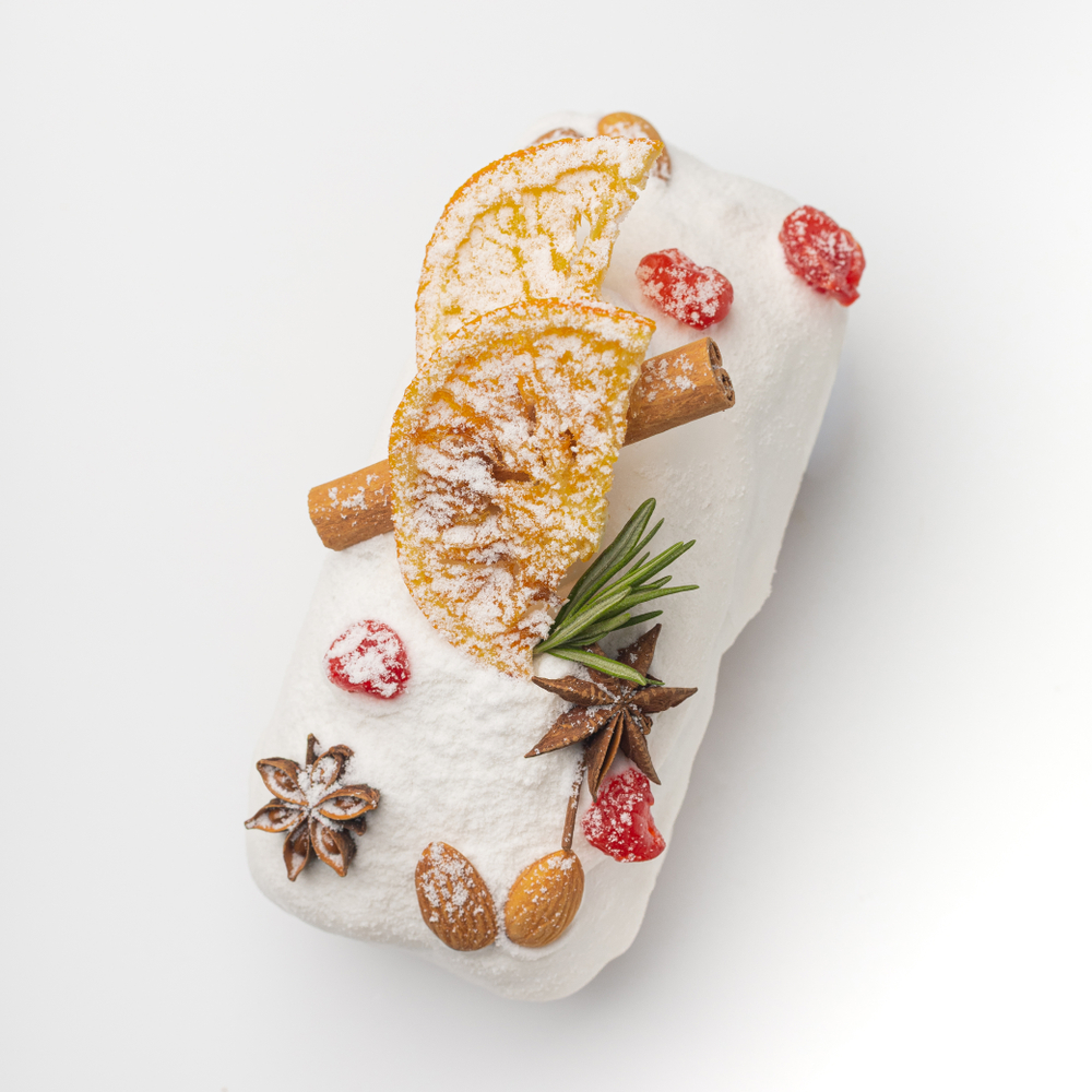 Кекс Рождественский маковый с цукатами лимона