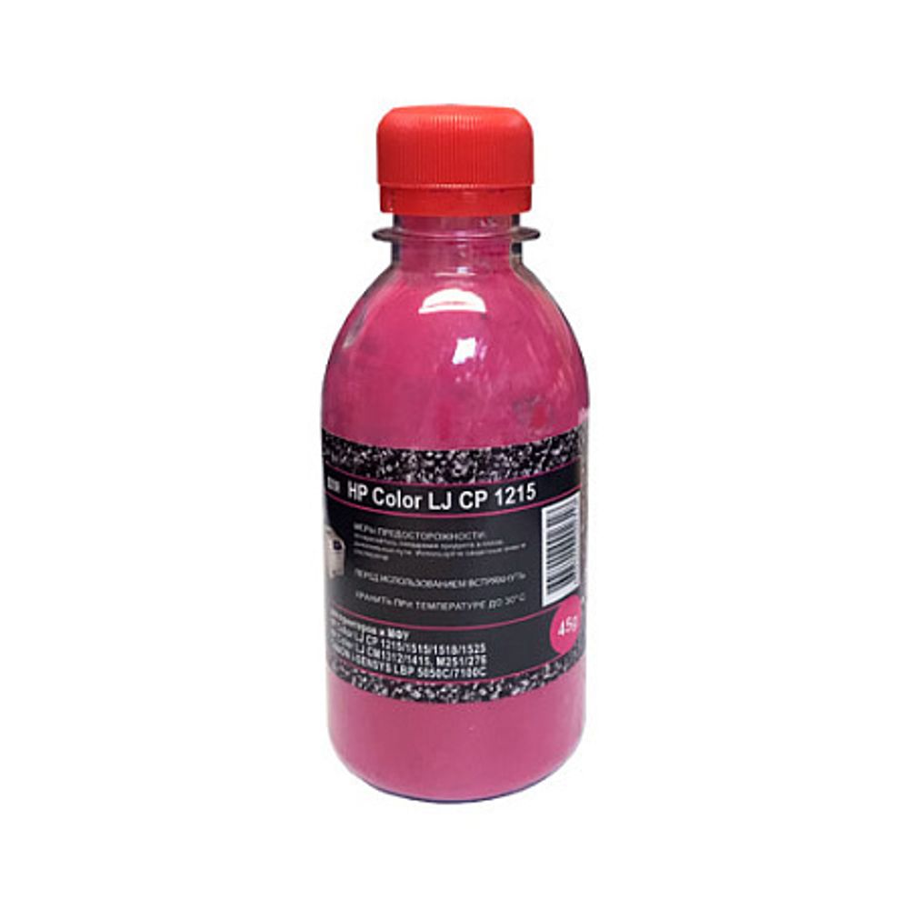 Тонер для HP Color LJ CP 1215/1515/1525/СМ1312/CM1415/CP1025/2025 (45гр, пурпурный, Chemical) ATM