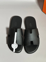 Шлепанцы Hermes черные