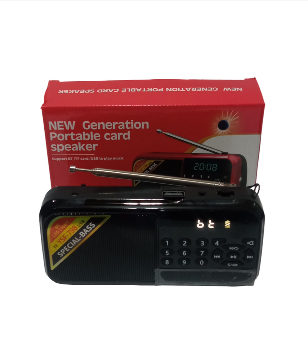 Радиоприемник карманный,аккумуляторный с MP3 плеером /BT YSF-798