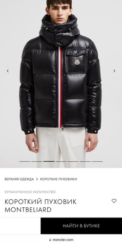 Пуховик Moncler Montbeliard