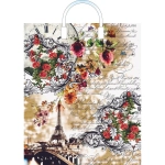 Пакет ПЭ с пластмассовыми ручками 38+3Артпласт х150 (Воспоминан (комплект 10 шт)