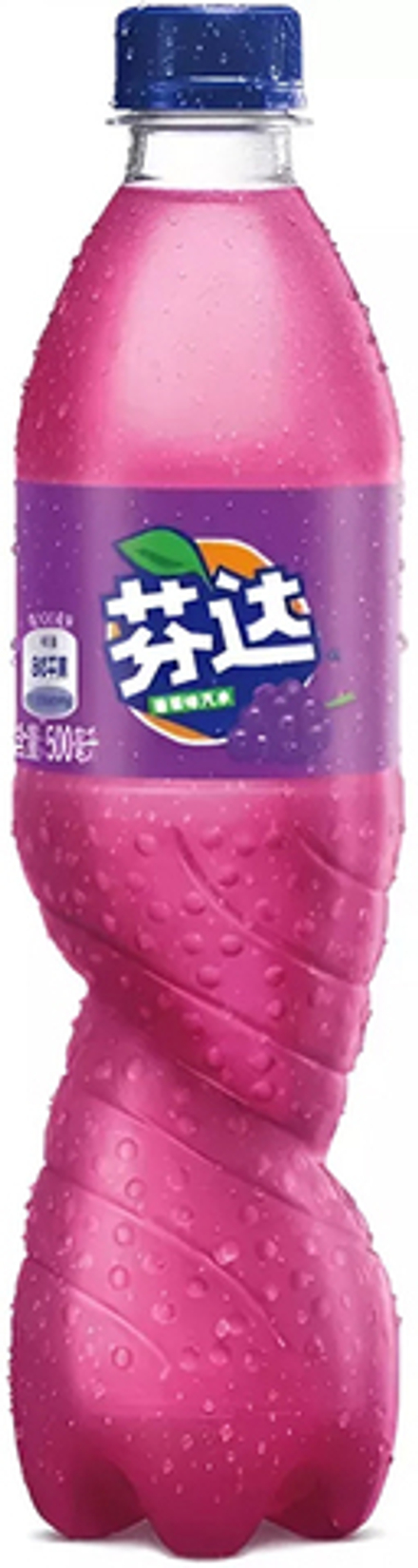 Газированный напиток Фанта Виноград / Fanta Grape (Китай) 0.5 - пэт