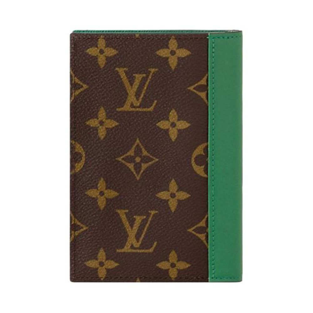 LOUIS VUITTON Passport Cover Colormania Green