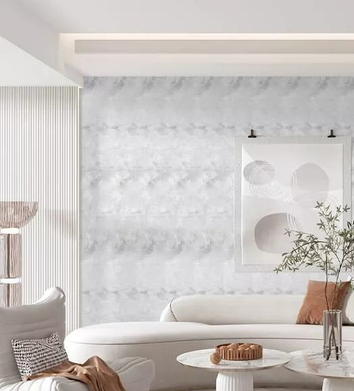 Панель ПВХ фотопечать 104 Пепельный мрамор 2700х250 мм