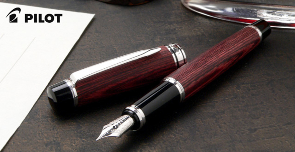 Перьевая ручка Pilot Legno 89s - Deep Red (перо Fine)