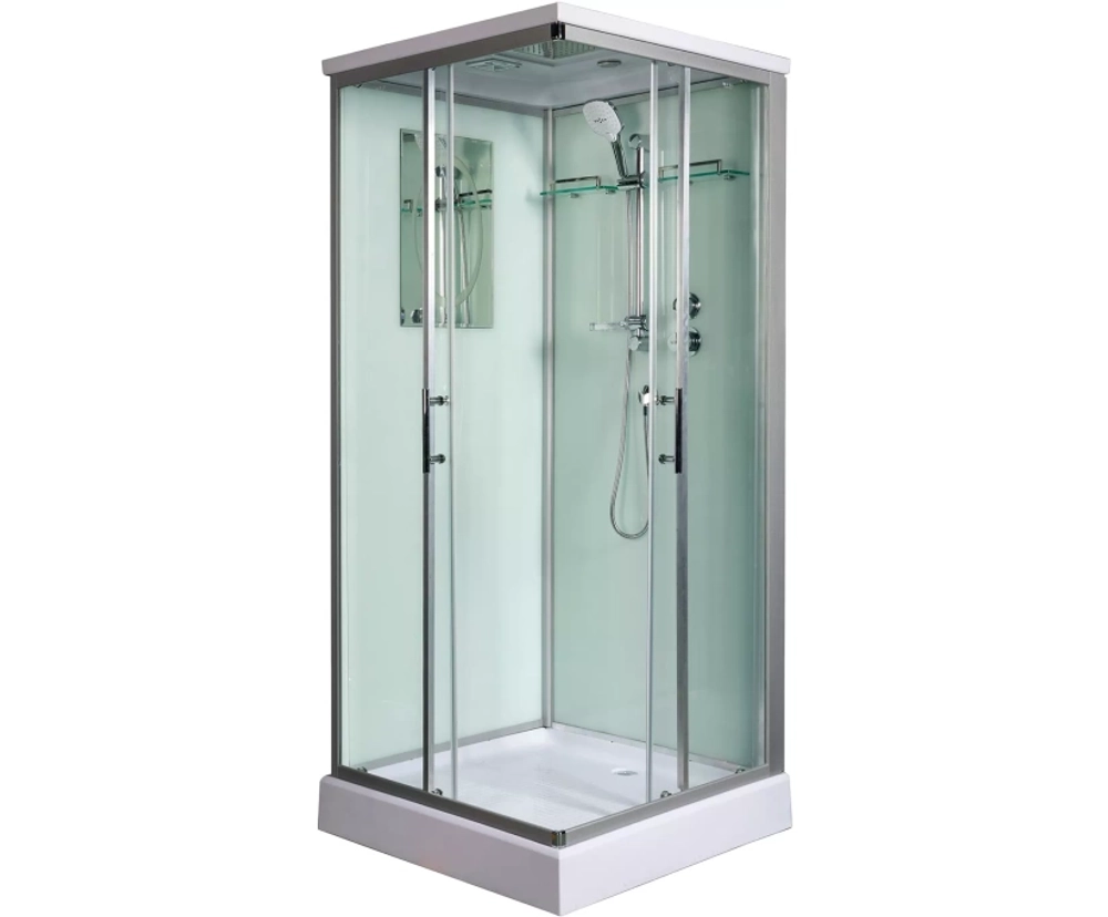 Душевая кабина WeltWasser (ВельтВассер) Laine 802, с низким поддоном, 80x80x217