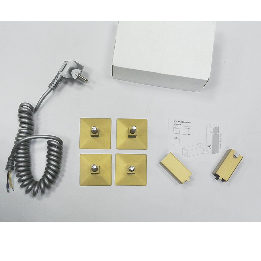 Полотенцесушитель Электрич.кабельный Ника СТЕП-5 100/50 матовое золото U