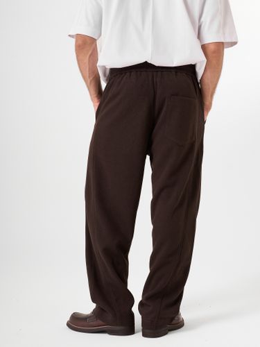 Терракотовые трикотажные брюки QWE