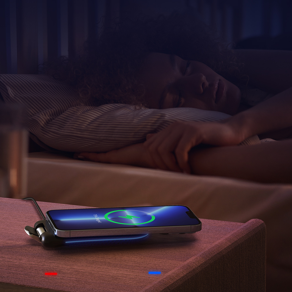 Быстрое беспроводное зарядное устройство 15W со складной подставкой, W2 Wireless Charger Stand, Duzzona