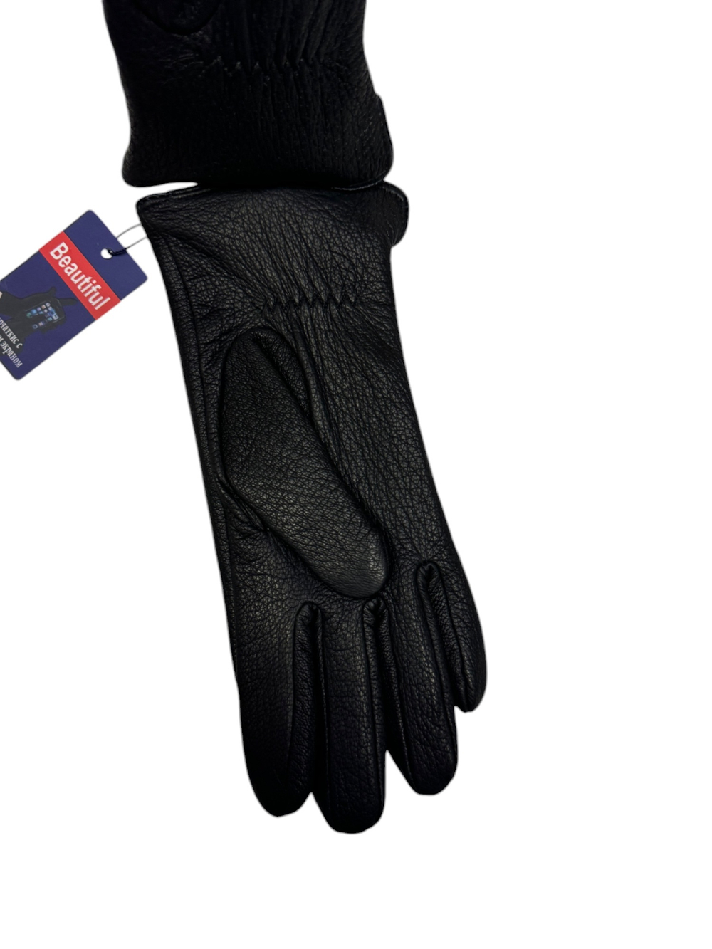 Перчатки. Женские. Материал верха: Кожа оленя. Подклад: Трикотаж-шерсть.5 шт в упаковке.