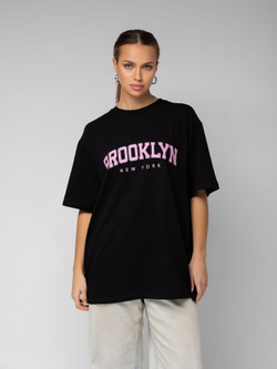 Футболка оверсайз с принтом Brooklyn