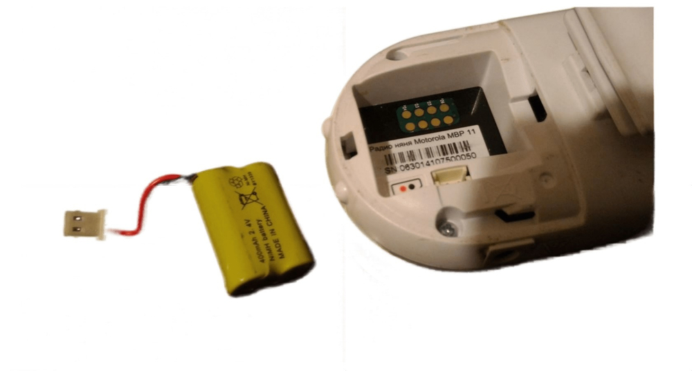 Замена батареи Motorola MBP11