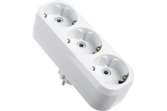 Тройник Makel с заземлением 10195