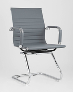 Кресло для посетителей TopChairs Visit серое 2 шт.