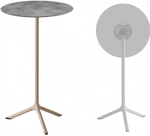 Стол ламинированный барный складной Scab Design Tripe Folding, тортора, цементный