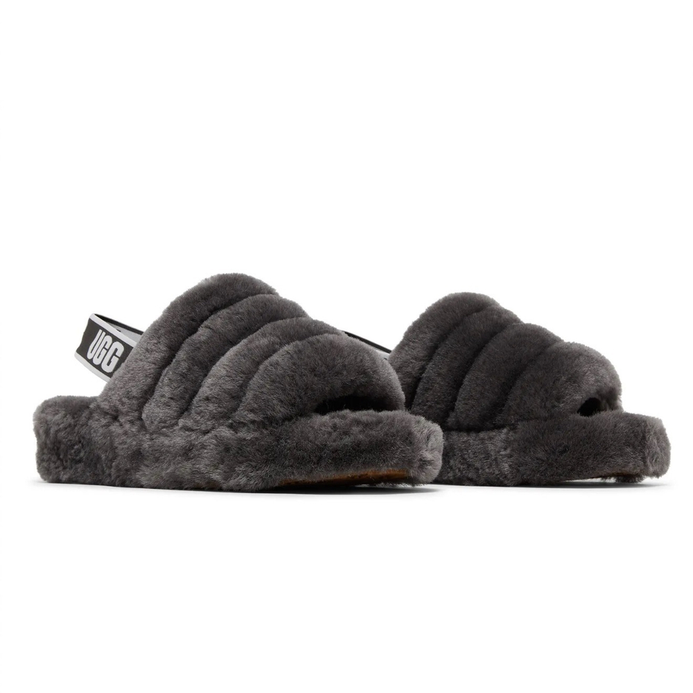 Ugg Fluff Yeah Slide Grey