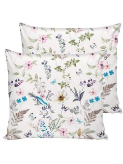 Постельное белье сатин Milky Garden "Каролина" евро  Наволочка 70х70 см 2 шт Простынь на резинке 180x200 см Пододеяльник 200x215 см