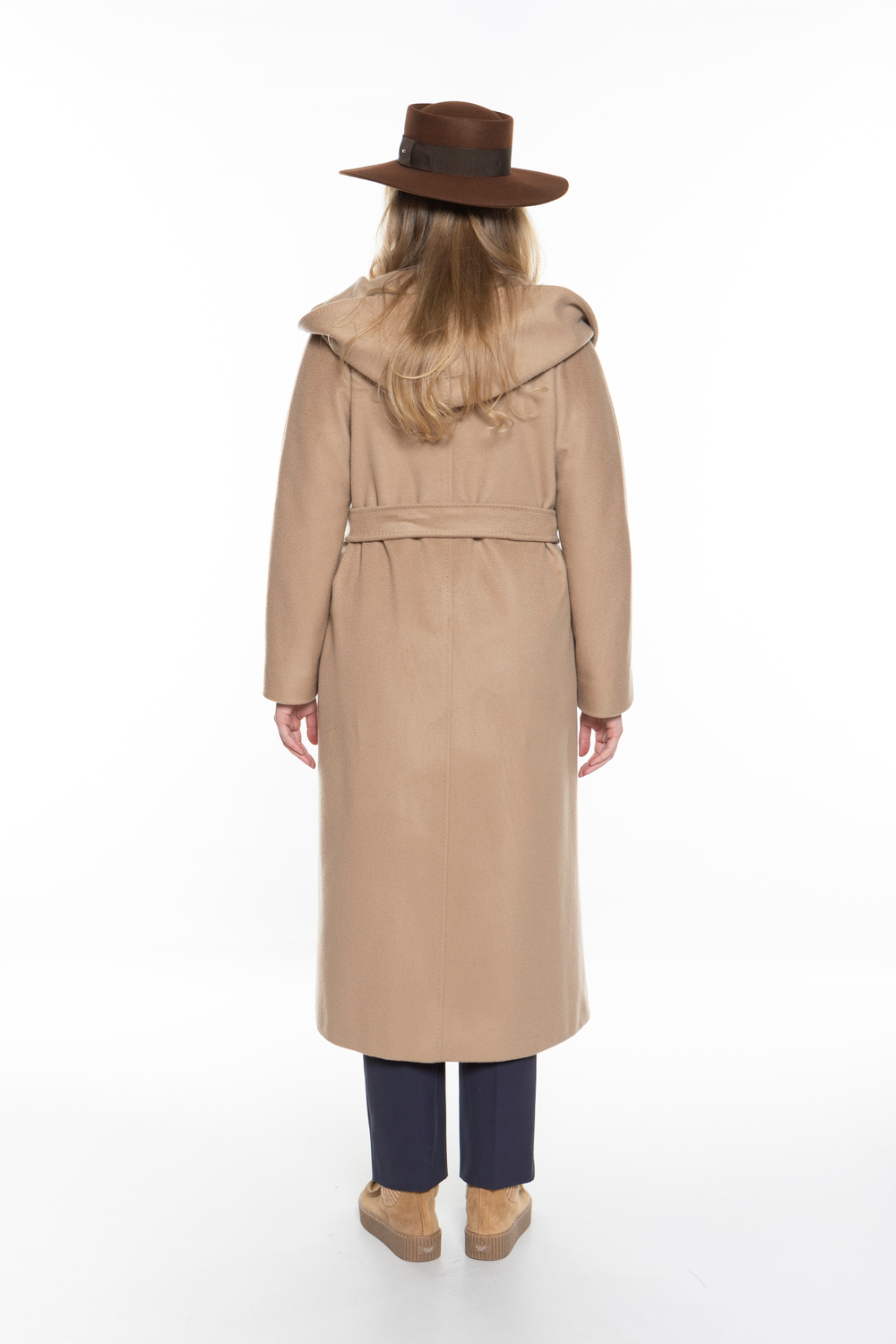 ШЕРСТЯНОЕ ПАЛЬТО-ХАЛАТ