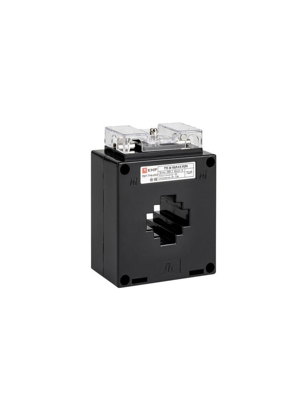 Трансформатор тока ТТЕ 30 150/5А кл. точн. 0.5 5В.А EKF tte-30-150/tc-30-150