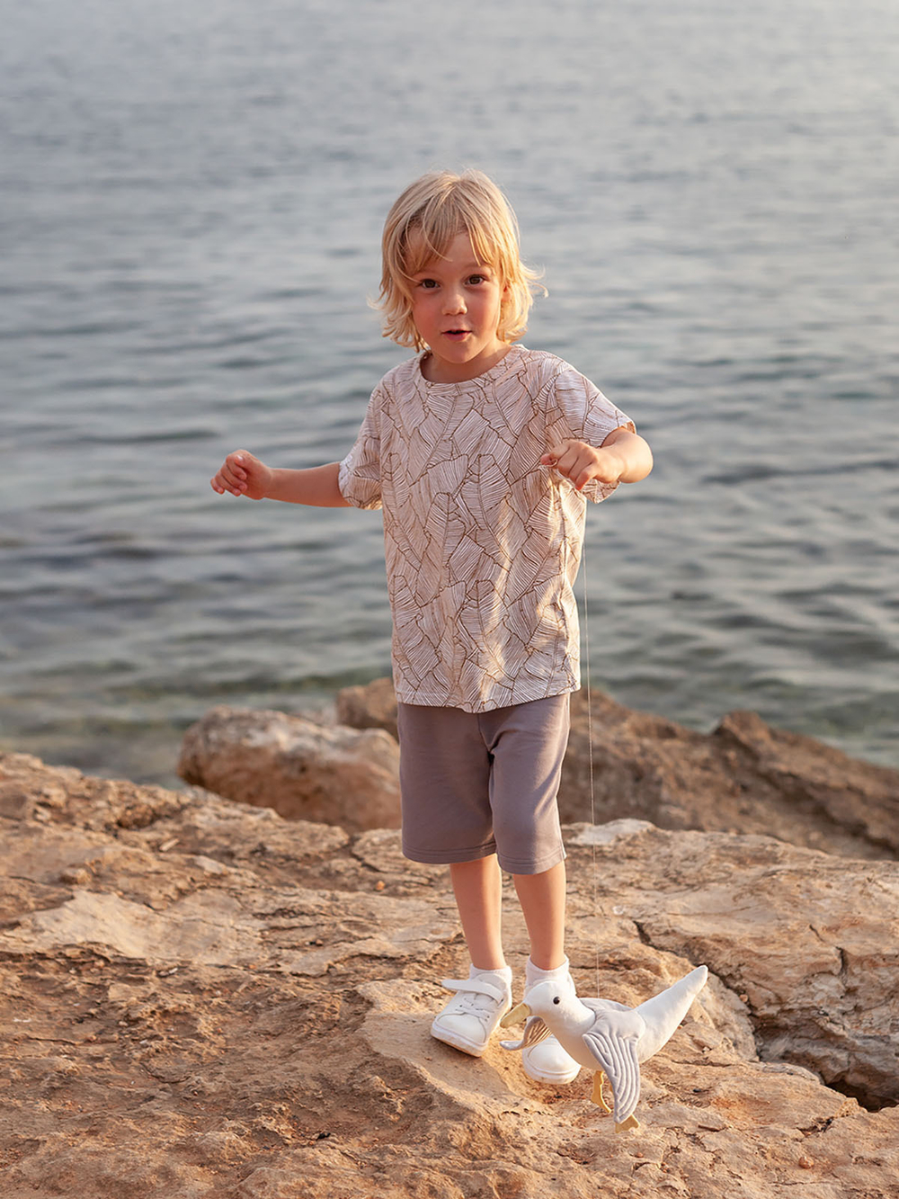 Шорты удлиненные Mjölk Fog/Mustard, сет 2 шт.