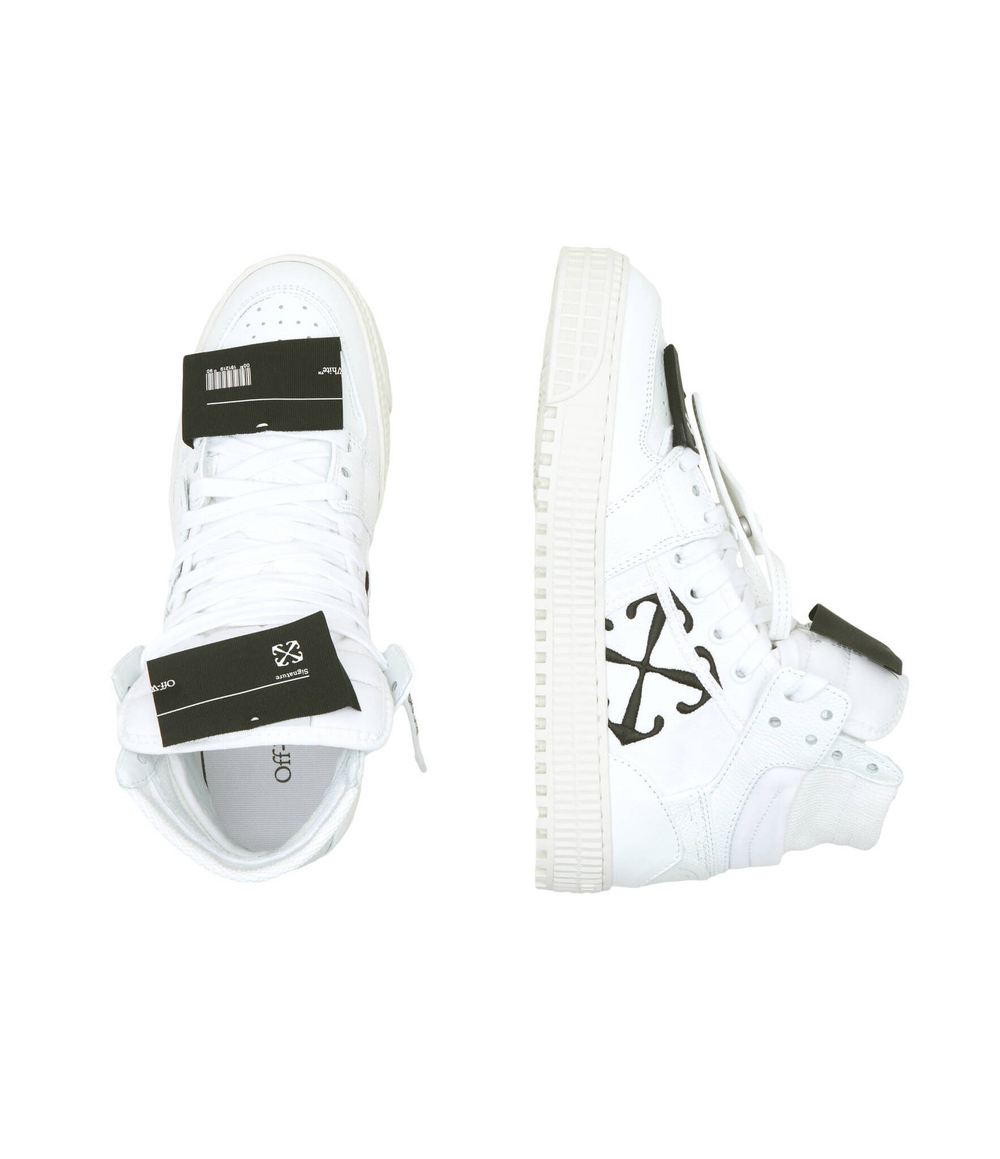 Кожаные кроссовки OFF-WHITE - белый(OMIA065C 99LEA005)
