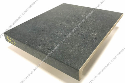 Stroeher - Gravel Blend 963 black 294х340х35х11 артикул 9430 - Клинкерная ступень прямоугольная рядовая Loftstufe