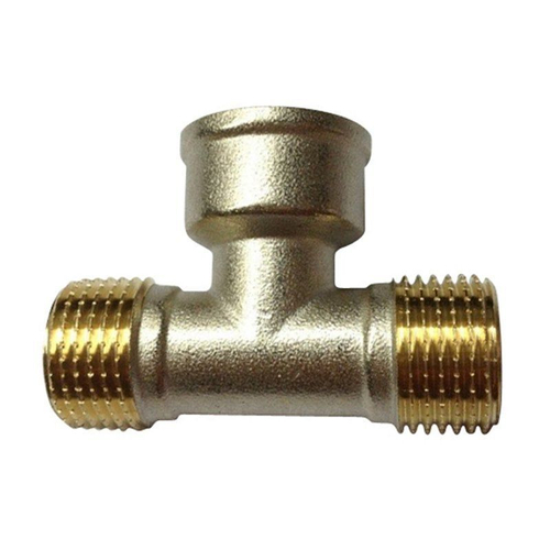 Тройник лат.никел. DN15 шт-м-шт