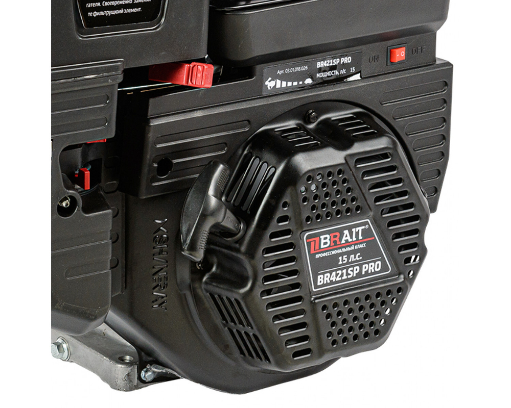 Двигатель бензиновый BRAIT BR421SP PRO 15л.с. 25мм 03.01.018.026