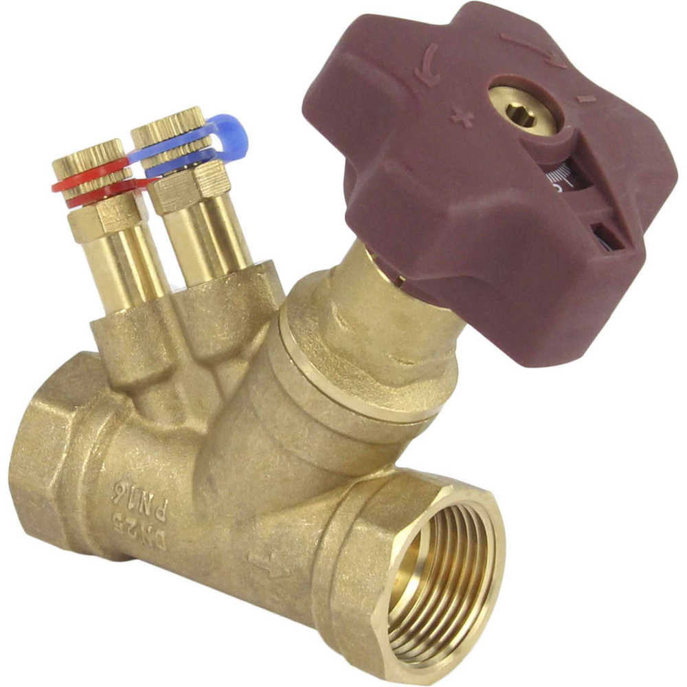 Static balancing valve Elephant PSI 232 brass, Threaded NPT/BSP connection, reinforced