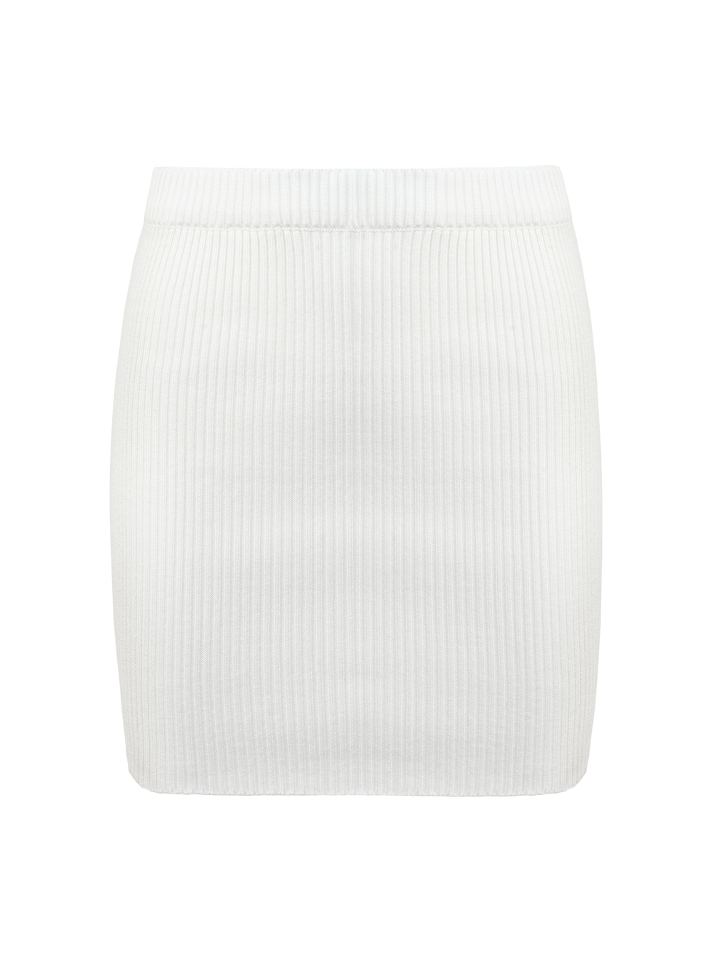 Юбка мини вязаная