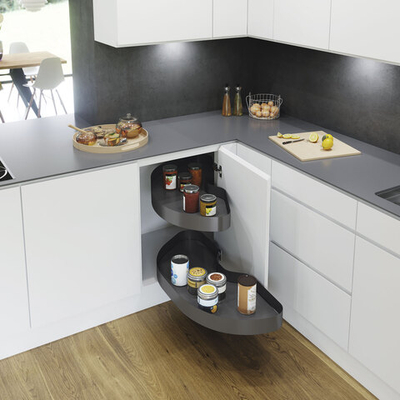 Vauth-Sagel Карусель CORNERSTONE MAXX PLANERO, распашной фасад 600 мм, левая, антрацит