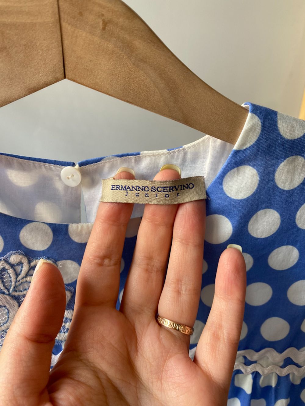 Хлопковое платье Ermanno Scervino, 116