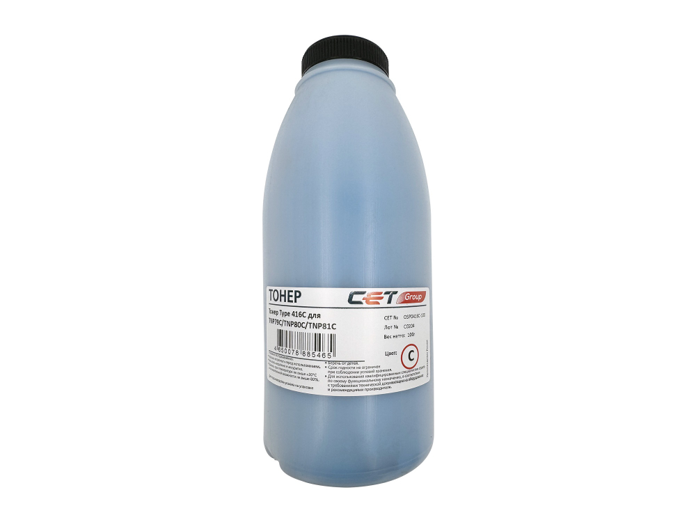 Тонер Type 416C TNP79C, TNP80C, TNP81C для KONICA MINOLTA Bizhub C3320i/C3350i (Japan) Cyan, 100г/бут, OSP0416C-100