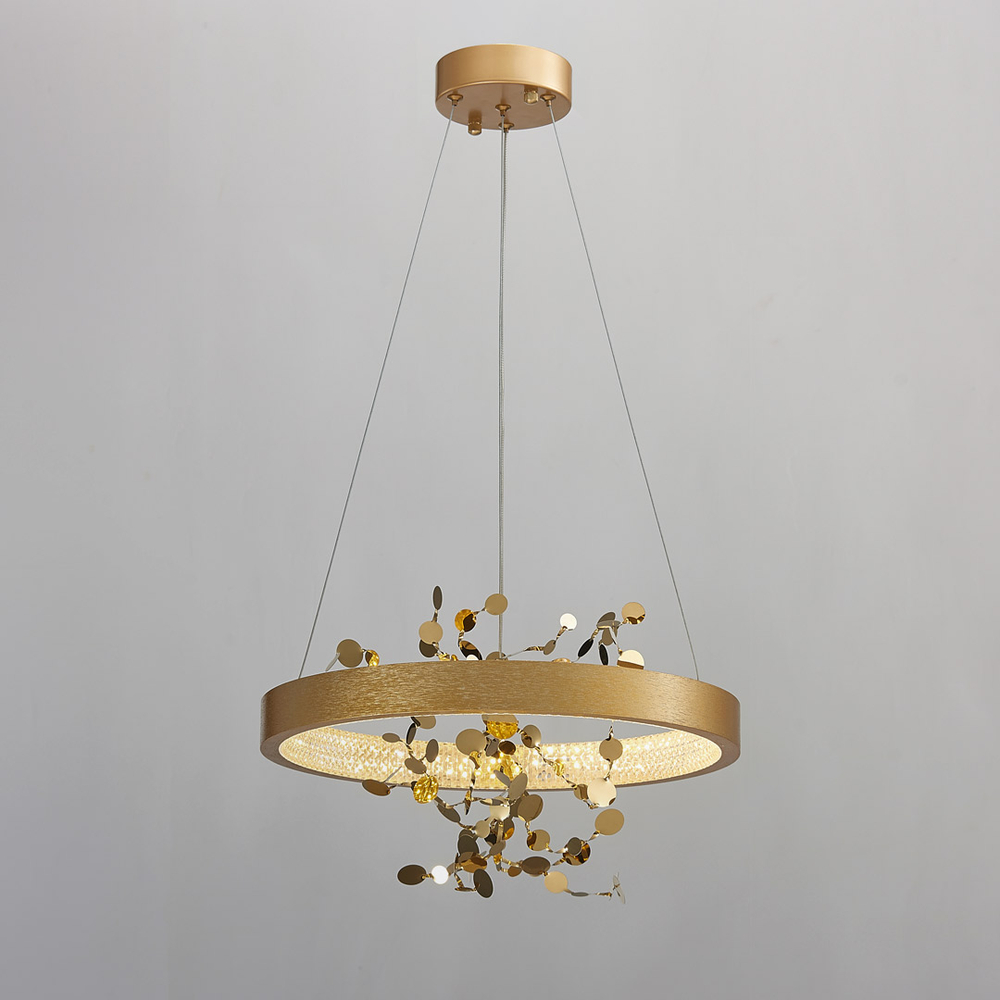 Люстра Cloyd TURBULENT C1 / Ø60 см - латунь (арт.10782)